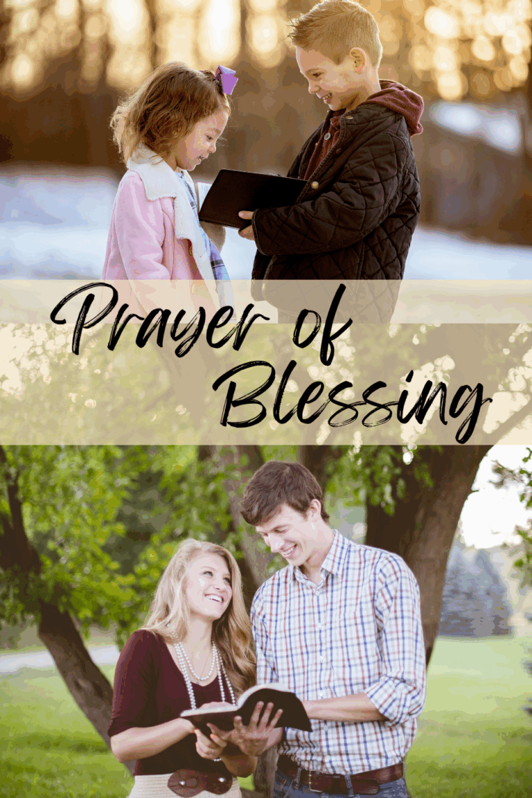 Prayer of Blessing - handfulofflour.com