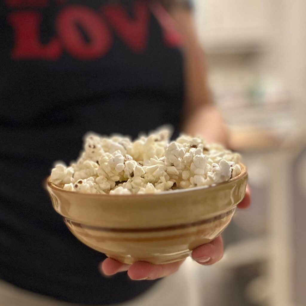 Bowl of popcorn