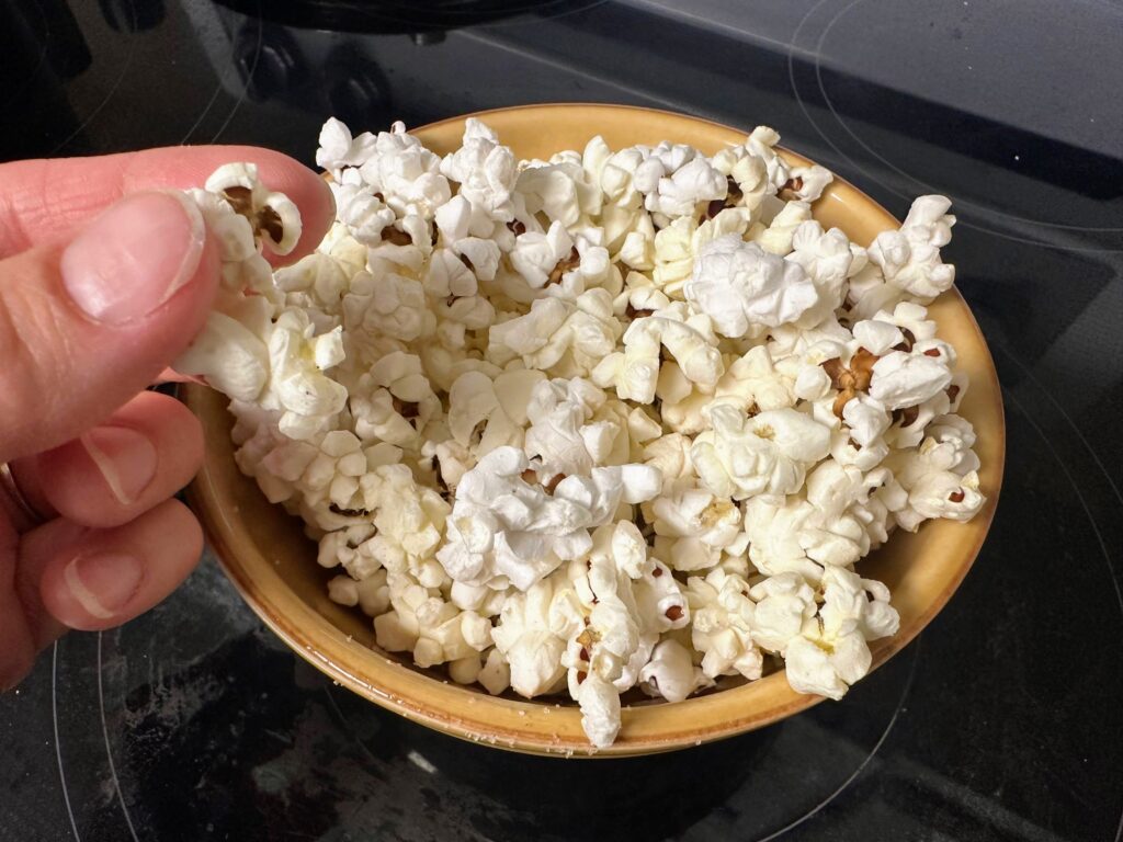 Bowl of popcorn